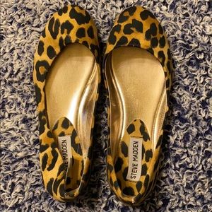 Cheetah Steve Madden flats